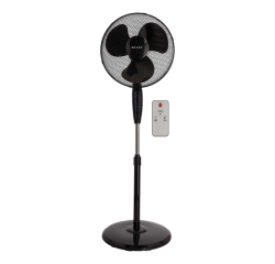 Ventilateur sur pied BRASQ avec télécommande Ø 40cm noir