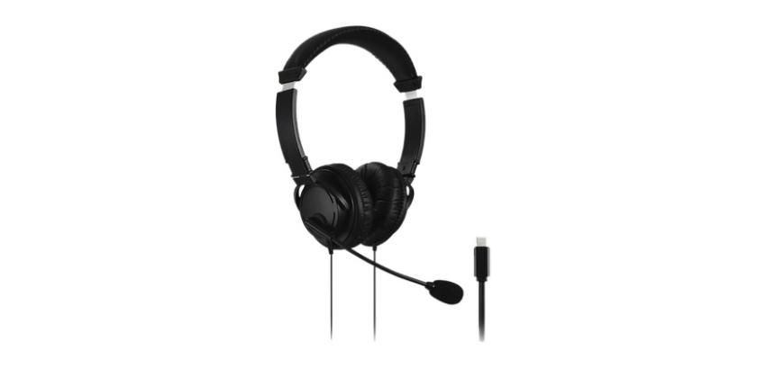 Kensington USB-C Hi-Fi Headphones with Black Microphone