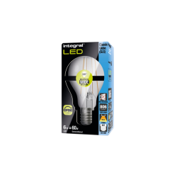 Lampe LED Integral E27 6,3W 2700K blanc chaud 806 lumens