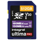 Geheugenkaart Integral SDXC 512GB