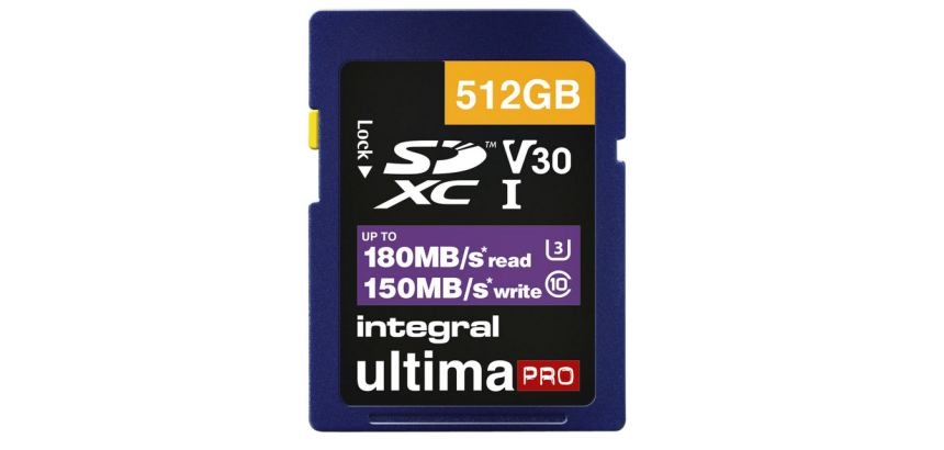 Geheugenkaart Integral SDXC 512GB