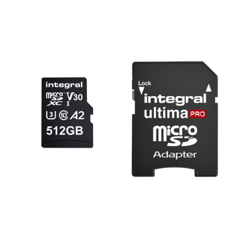 Carte mémoire Integral micro SDXC 512Go
