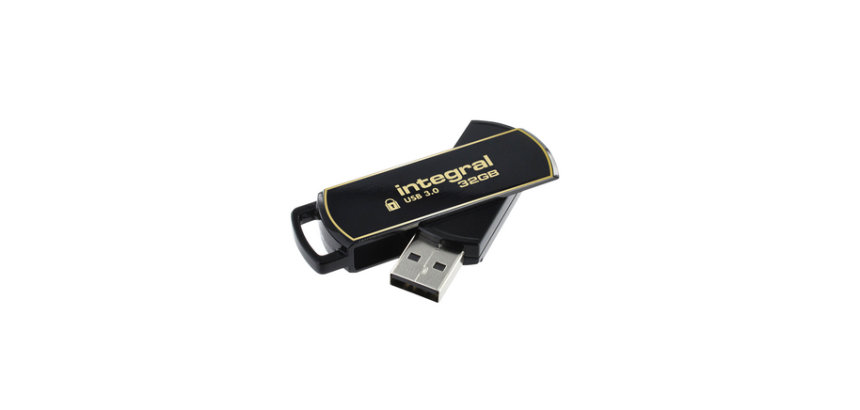 Clé USB 3.0 Integral Secure 360 USB-A 32Go noir