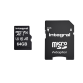 Carte mémoire Integral Micro SDXC 64Go