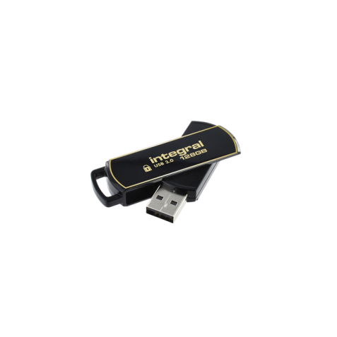 Clé USB Integral 3.0 Secure 360 128Go noir