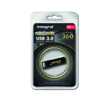 Clé USB 3.0 Integral Secure 360 USB-A 64Go noir