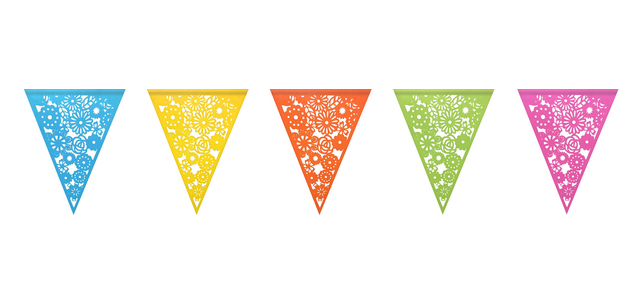 Vlaggenlijn Haza colorful 6m