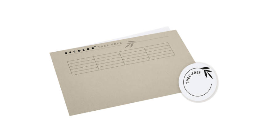 Vouwmap Djois Tree-Free A4 gelijk 226gr beige