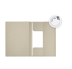 En_subcarpeta cartulina tarifold 100% ecologica 226 g/m2 din a4 tres solapas color crema pack de 10 unidades