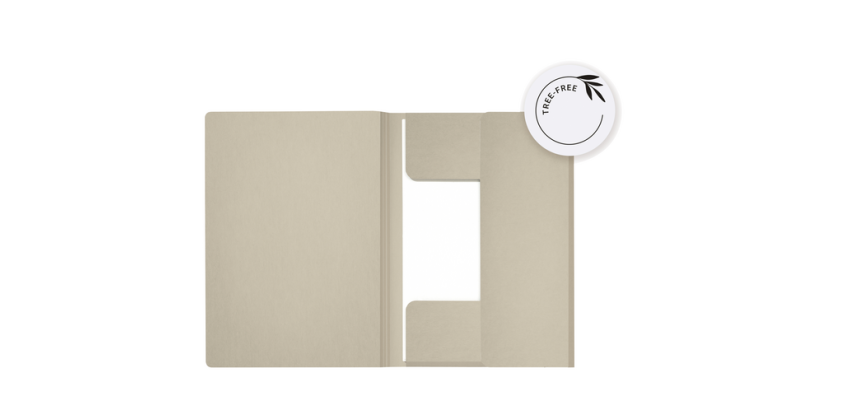 Chemise Djois Secolor Tree-Free A4 3 rabats 226g beige