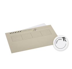 Vouwmap Djois Tree-Free folio gelijk 226gr grijs