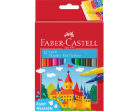 Feutre couleur Faber Castell set de 12 pièces assorti