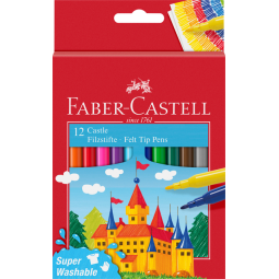 Feutre couleur Faber Castell set de 12 pièces assorti