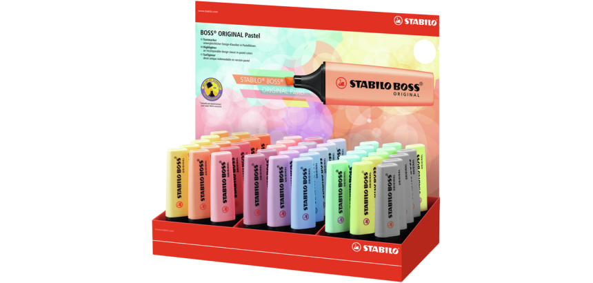 STABILO Boss Original 70/45 Pastel Highlighter Assorted 45 Pieces