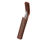 Pennenetui Maverick The Original 1-delig leer bruin