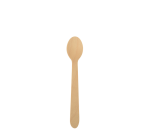 Papstar 110mm Wooden Coffee Spoon 100 Pieces