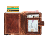 Kaarthouder Maverick The Origingal super compact RFID leer bruin