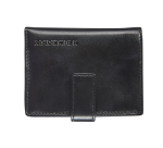 Kaarthouder Maverick All Black super compact RFID leer zwart