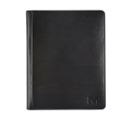 Schrijfmap Maverick All Black A5 inclusief schrijfblok leer zwart