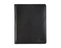 Conférencier Maverick All Black A5 avec bloc-notes cuir noir