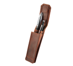 Etui stylos Maverick The Original pour 2 stylos cuir marron