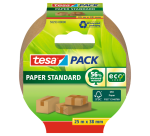 Paper packing tape, sturdy, ecoLogoTesa, 38 mm x 25 m