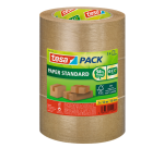 Verpakkingstape tesapack® Papier Standard ecoLogo 50mx50mm bruin bundel 3 rollen