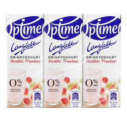 Yaourt à boire Optimel LekkerLang fraise framboise 20cl