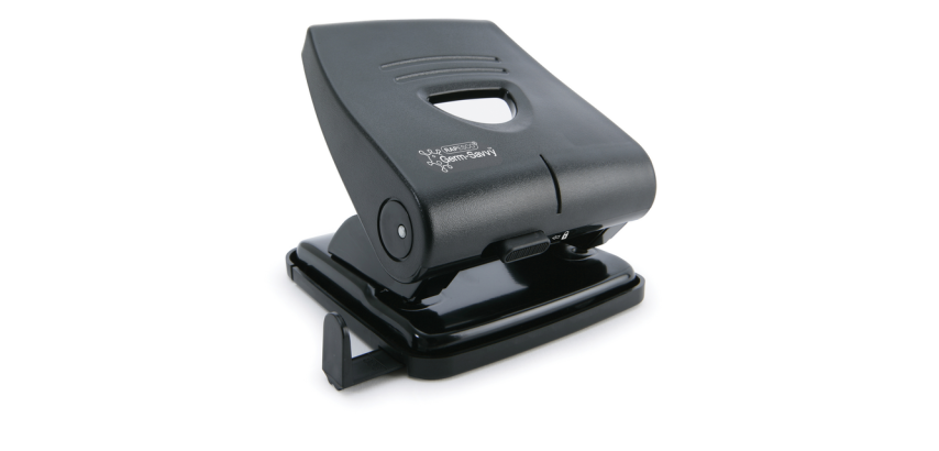 Rapesco Germ-Savvy Hochleistung 827-P Antibakterieller 2-Loch schwarz