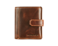 Porte-cartes Maverick The Original Compact RFID cuir marron