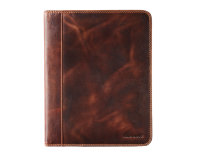 Schrijfmap Maverick The Original A5 inclusief schrijfblok leer bruin