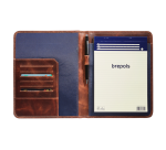 Schrijfmap Maverick The Original A5 inclusief schrijfblok leer bruin