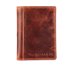 Portefeuille Maverick The original avec compartiment monnaie RFD cuir marron