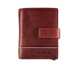 Kaarthouder Maverick Rough Gear super compact RFID leer bruin