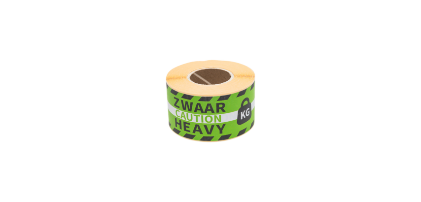 Etiquette d'avertissement Rillprint Heavy 46x125mm vert 250 pièces