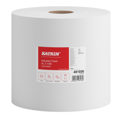 Katrin Reinigungspapier Industrial XL 481856 2-lagig 1000 Blatt weiß