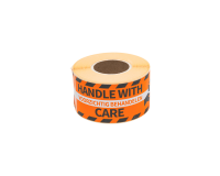 Etiquette d'avertissement Rillprint Handle with care 46x125mm orange 250 pièces