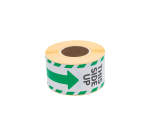 Etiquette d'avertissement Rillprint This side up 46x125mm vert 250 pièces