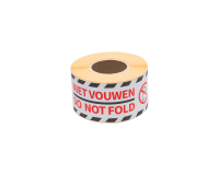 Etiquette d'avertissement Rillprint Do not fold 46x125mm blanc 250 pièces