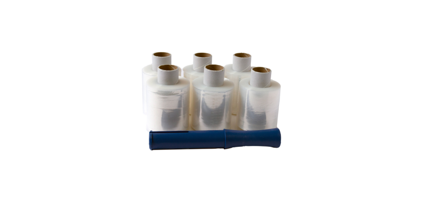 Verpackungsfolie IEZZY 100mmx250m mit Abroller 6 Rollen