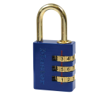 Combination brass padlock Master Lock - width 30mm