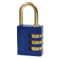 Combination brass padlock Master Lock - width 30mm