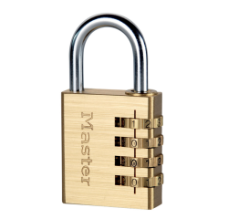 Cadenas Master Lock à combinaison laiton 40mm