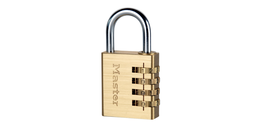 Bügelschloss aus Messing von Master Lock - Breite 40 mm