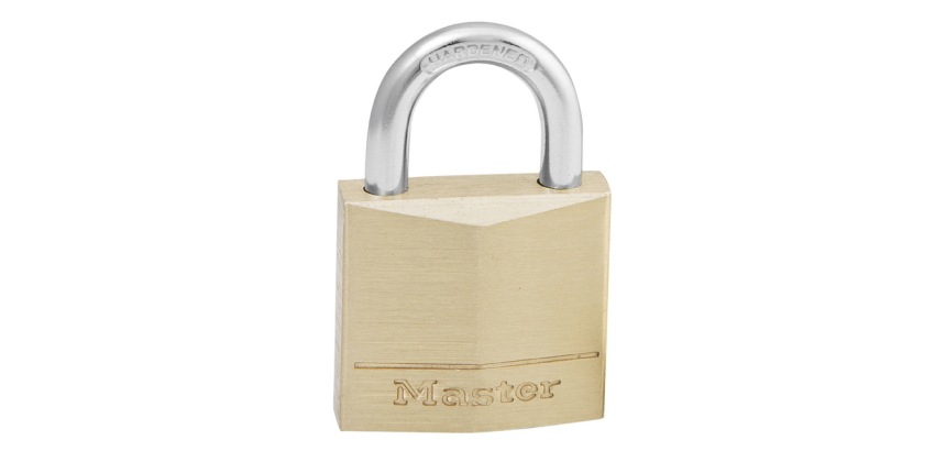 Key lock brass padlock Master Lock - width 30 mm