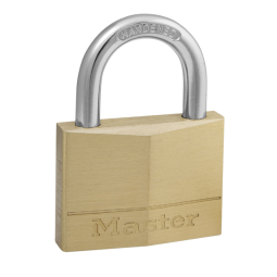 Bügelschloss mit Schlüssel aus Messing von Master Lock - Breite 50 mm