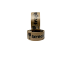 Waarschuwingstape IEZZY 50mmx50m 80% gerecycled papier bruin zwart