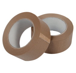 Ruban d'emballage IEZZY papier 50mmx50m 80% papier recyclé brun