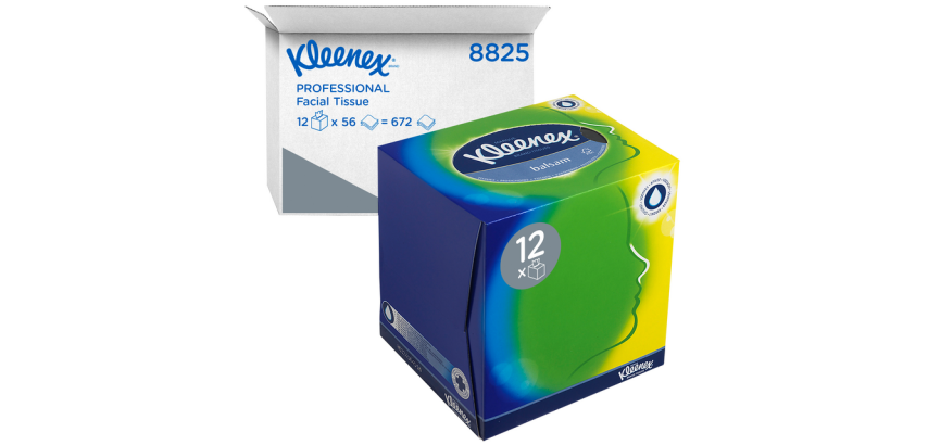 Kleenex triple layer facial tissues - Box of 56 sheets