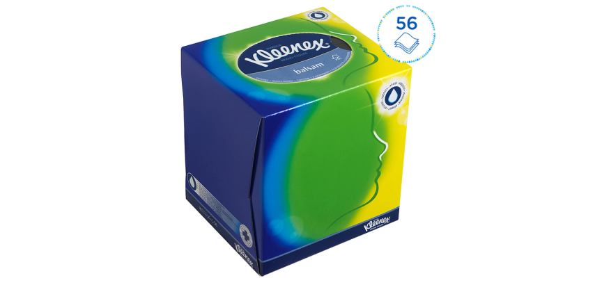 Mouchoirs triple épaisseur Kleenex - Boîte 56 feuilles